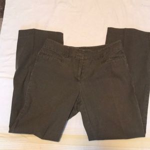 New York & Company Olive Cotton pants